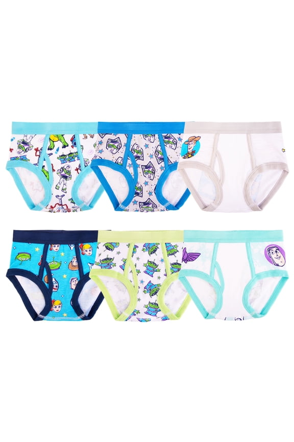 Character Toddler Boy Briefs, 6- Pack, Sizes 2T-4T