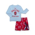 thumbnail image 1 of Character Toddler Boy Long- Sleeve Rash Guard and Swim Trunk Set, 2-Piece, Sizes 12M-5T, 1 of 3
