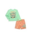 thumbnail image 1 of Character Toddler Boy Long- Sleeve Rash Guard and Swim Trunk Set, 2-Piece, Sizes 12M-5T, 1 of 3