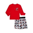 thumbnail image 1 of Super Mario Bros Character Toddler Boy Long-Sleeve Rashguard Swim Trunks Set, 2-Piece, Sizes 12M-5T, 1 of 4