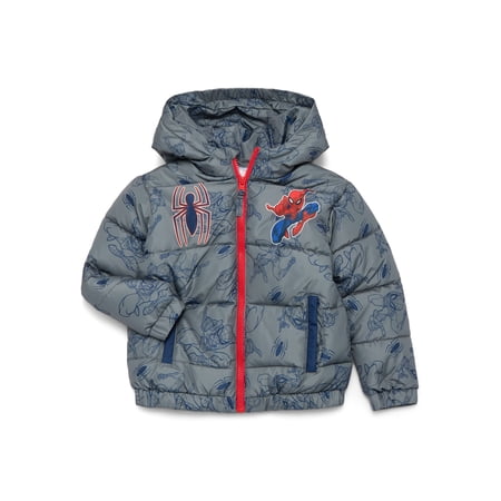 Character Mid- Weight Hooded Puffer Jacket, Sizes 2T-5T