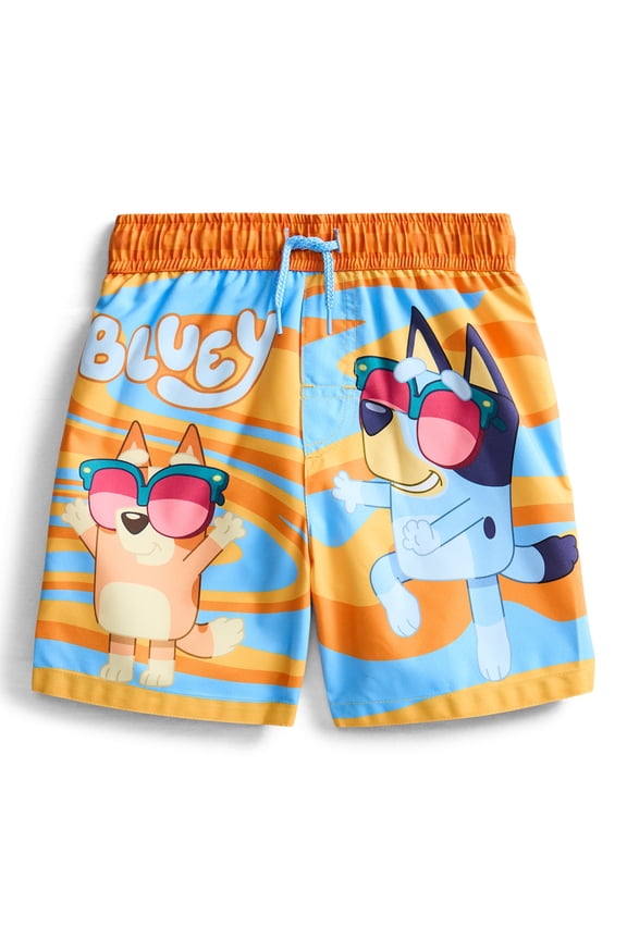 Character Toddler Boy Swim Trunks, Size 12M-5T