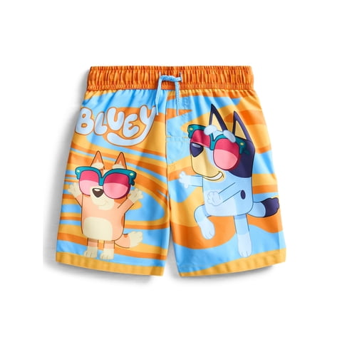 Character Toddler Boy Swim Trunks, Size 12M-5T
