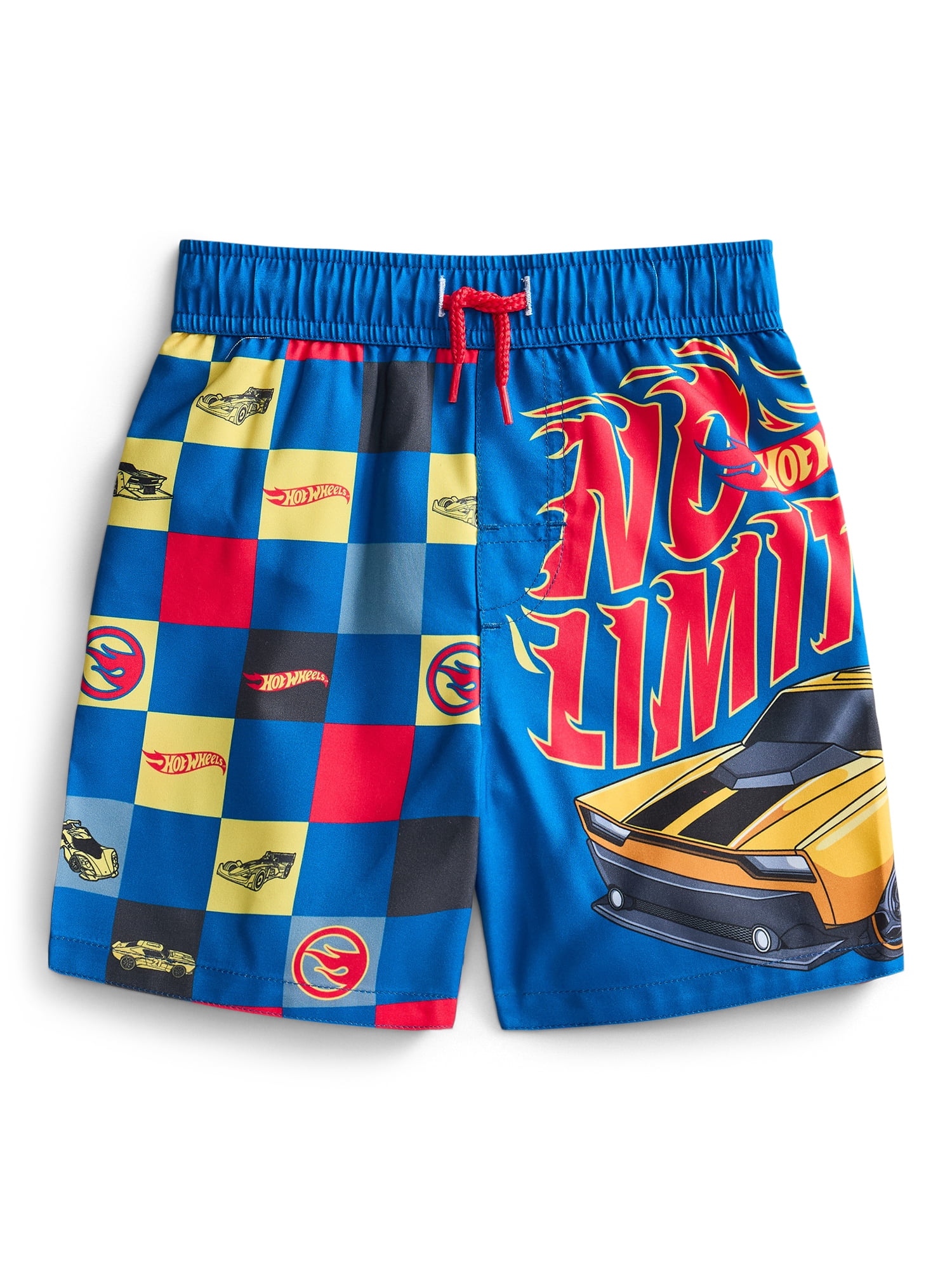 Character Toddler Boy Swim Trunks, Size 12M-5T