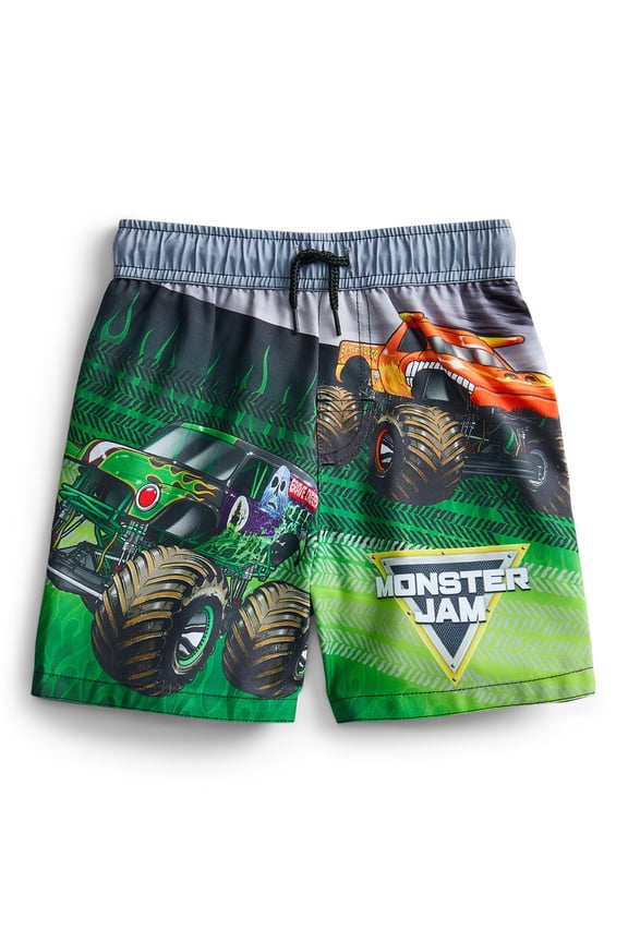 Character Toddler Boy Swim Trunks, Size 12M-5T