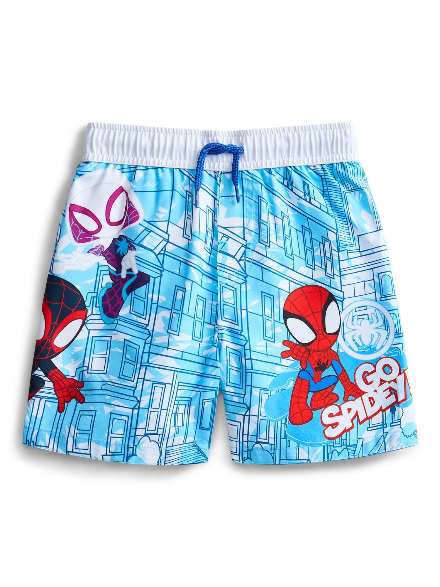 Character Toddler Boy Swim Trunks, Size 12M-5T