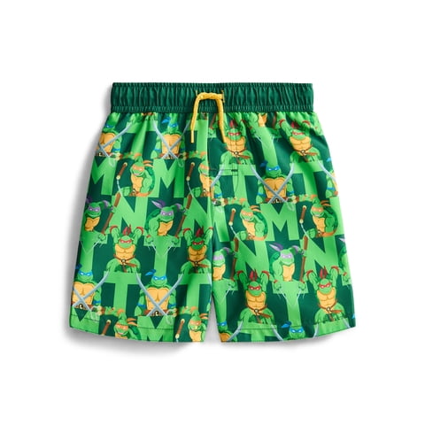 Character Toddler Boy Swim Trunks, Size 12M-5T