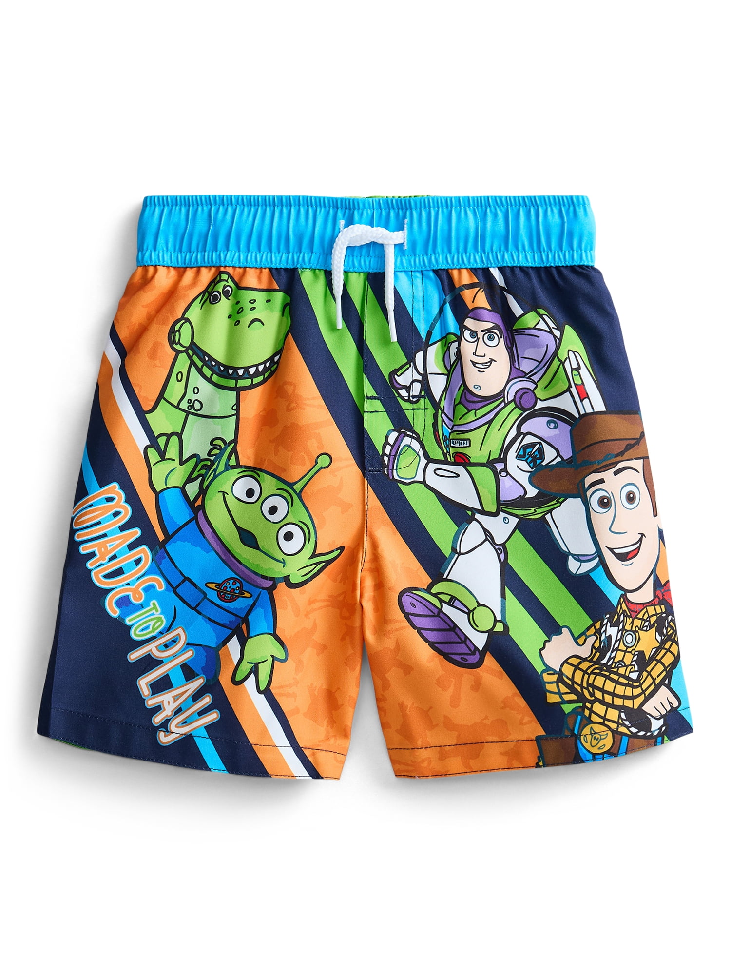 Character Toddler Boy Swim Trunks, Size 12M-5T