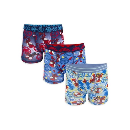 Character Toddler Boys Boxer Briefs, 3 Pack, Sizes 2T-4T
