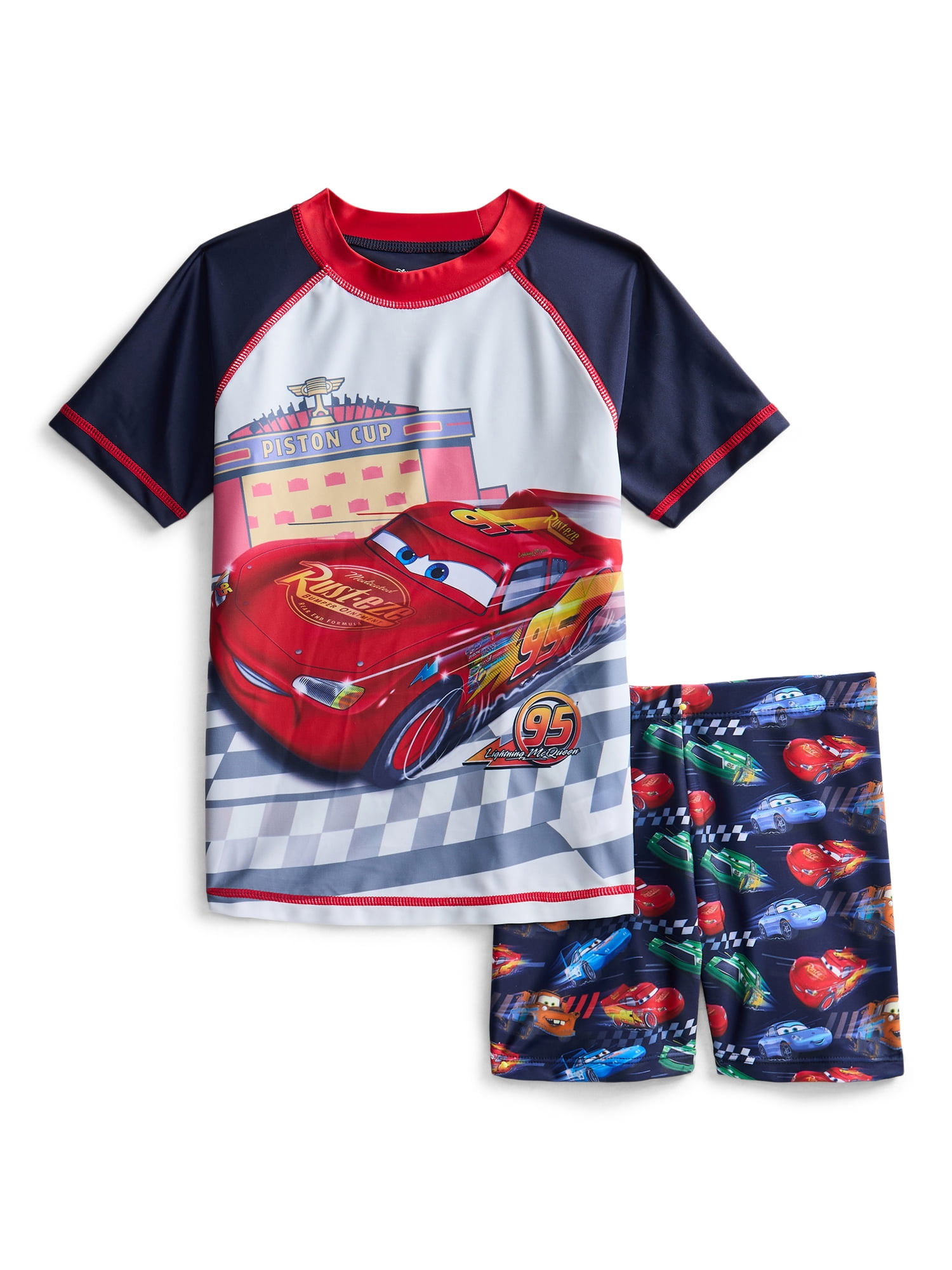 Character Toddler Boy Rash Guard and Euro Swim Shorts, 2-Piece, Size 12M-5T