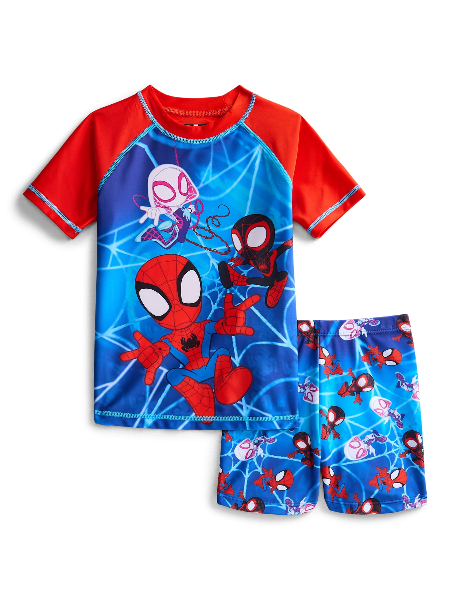 Character Toddler Boy Rash Guard and Euro Swim Shorts, 2-Piece, Size 12M-5T