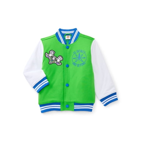 Dreamwave Apparel Character Toddler Varsity Jacket with Lining, Sizes 12M- 5T