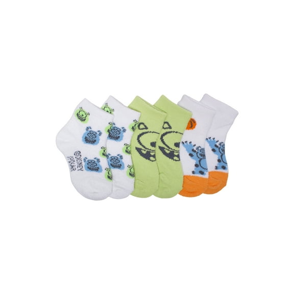 Character Toddler Cozy Quarter Socks, 3- Pack, Sizes 12M- 5T