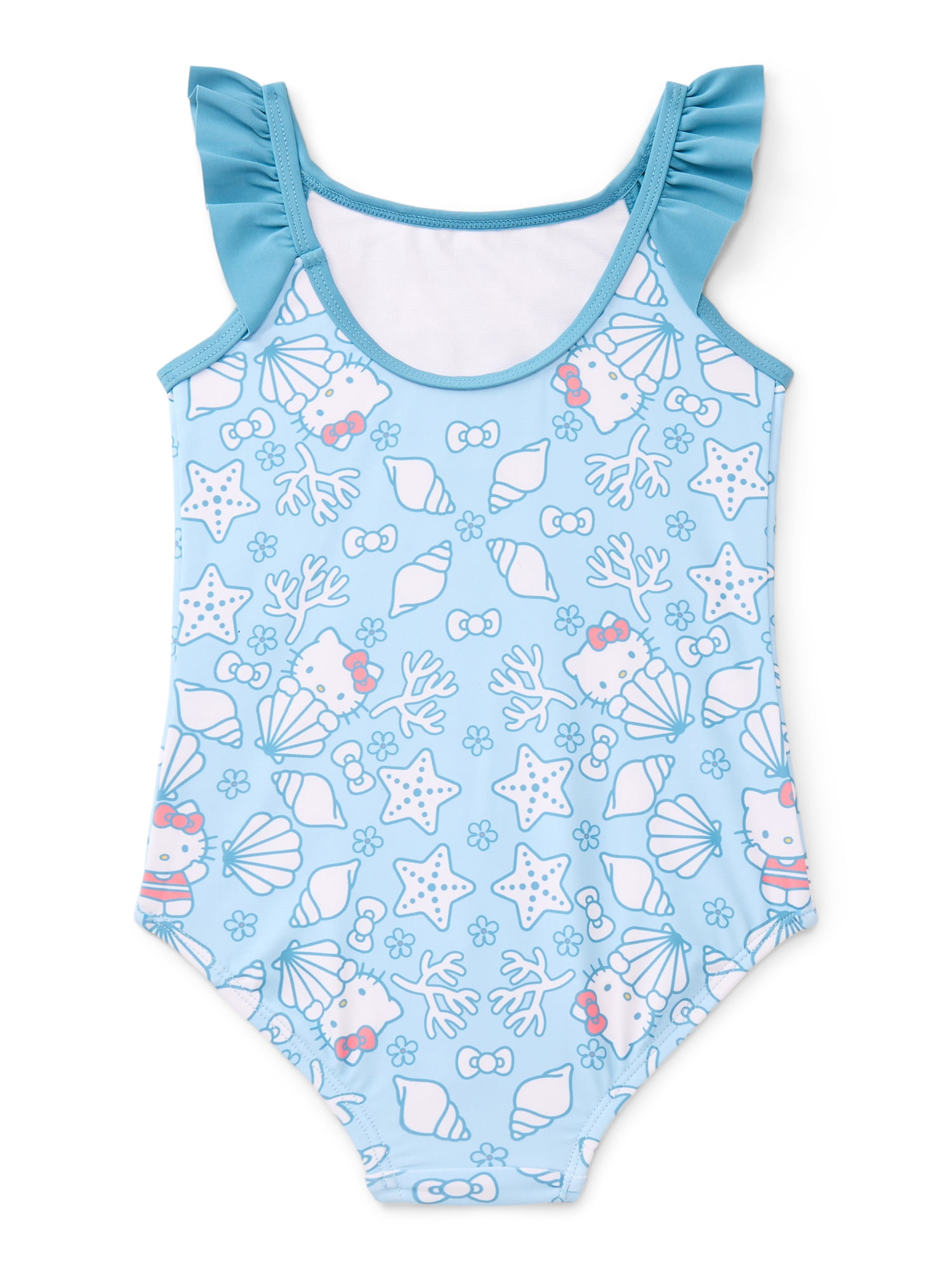 Character Toddler Girl 1pc Swimsuit, Hello Kitty, Size 12M-5T