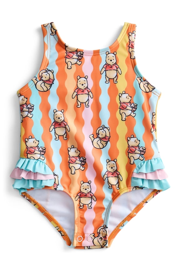 Character Baby Girl One- Piece Swimsuit, Sizes 0M-12M