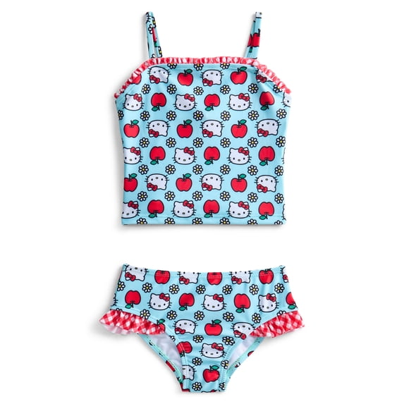 Character Toddler Girl Tankini Swimsuit, 2- Piece, Sizes 12M- 5T