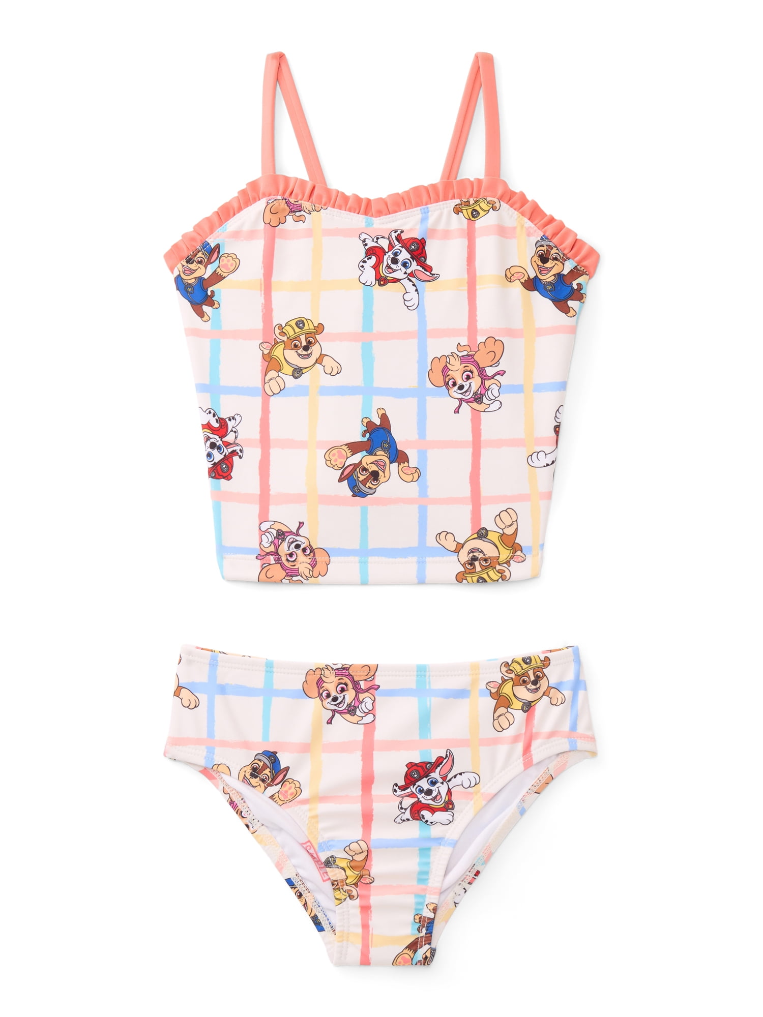 Character Toddler Girl Tankini Swimsuit, 2- Piece, Sizes 12M- 5T