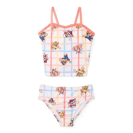 Dreamwave Apparel Character Toddler Girl Tankini Swimsuit, 2- Piece, Sizes 12M- 5T
