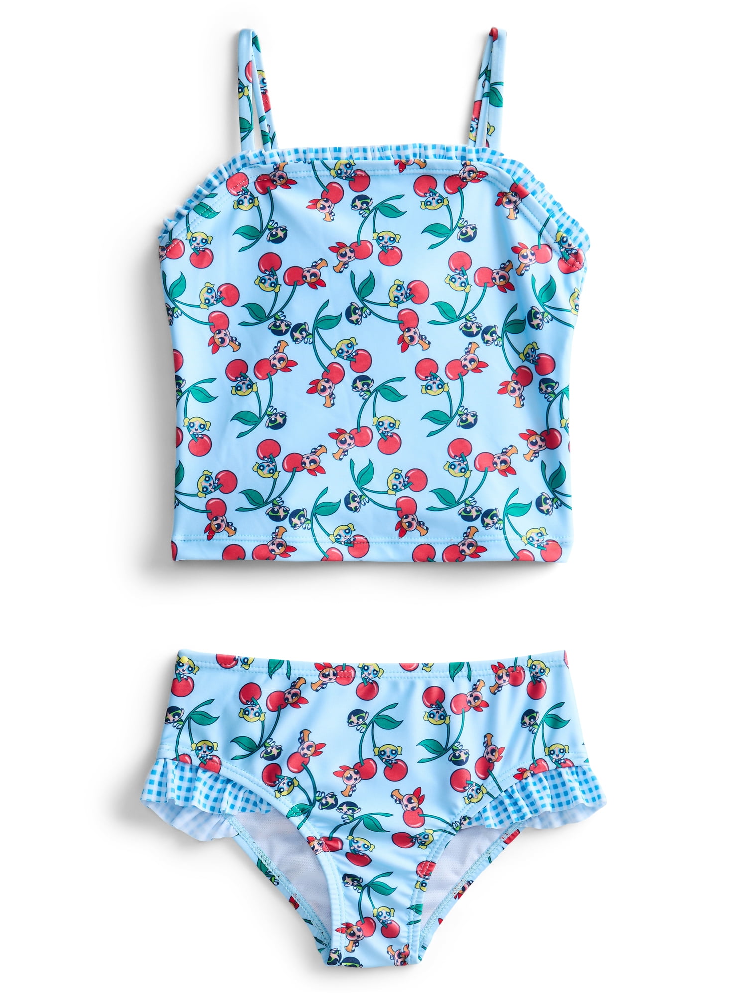 Character Toddler Girl Tankini Swimsuit, 2- Piece, Sizes 12M- 5T