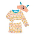 thumbnail image 1 of Character Toddler Girl Rash Guard and Bikini Swimsuit Set, 3-Piece, Sizes 2T-5T, 1 of 3