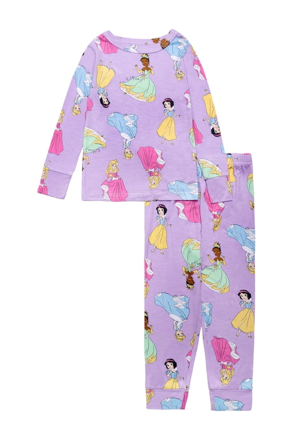 Character Toddler Girl Long Sleeve Top and Pant Pajama Set, 2-Piece, Sizes 12M-24M