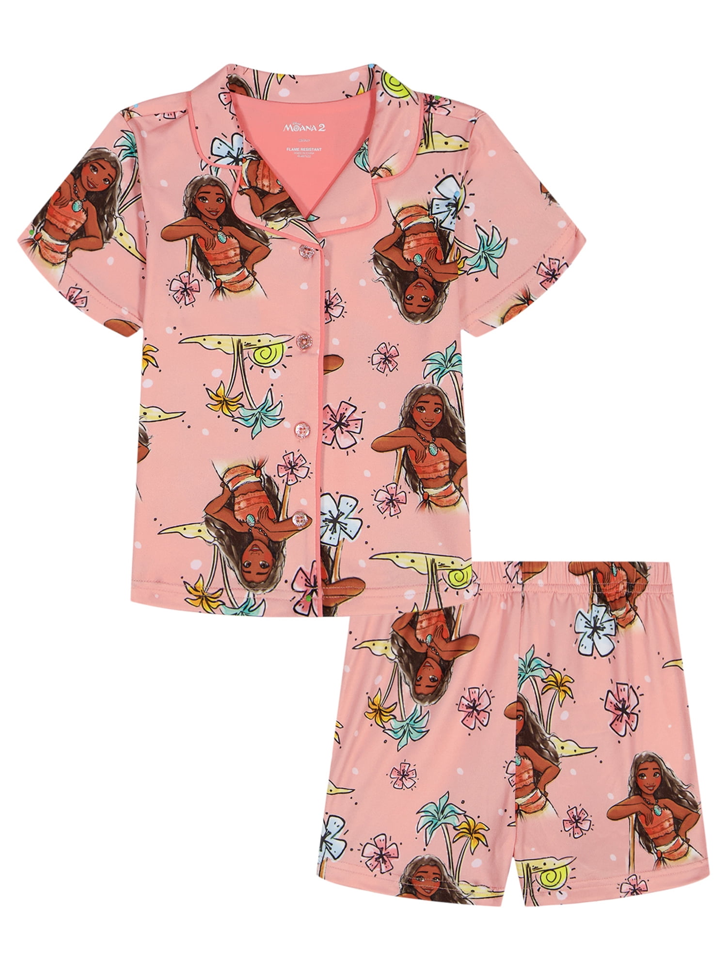 Character Toddler Girl Pajama Coat Set, 2-Pieces, Sizes 2T-4T