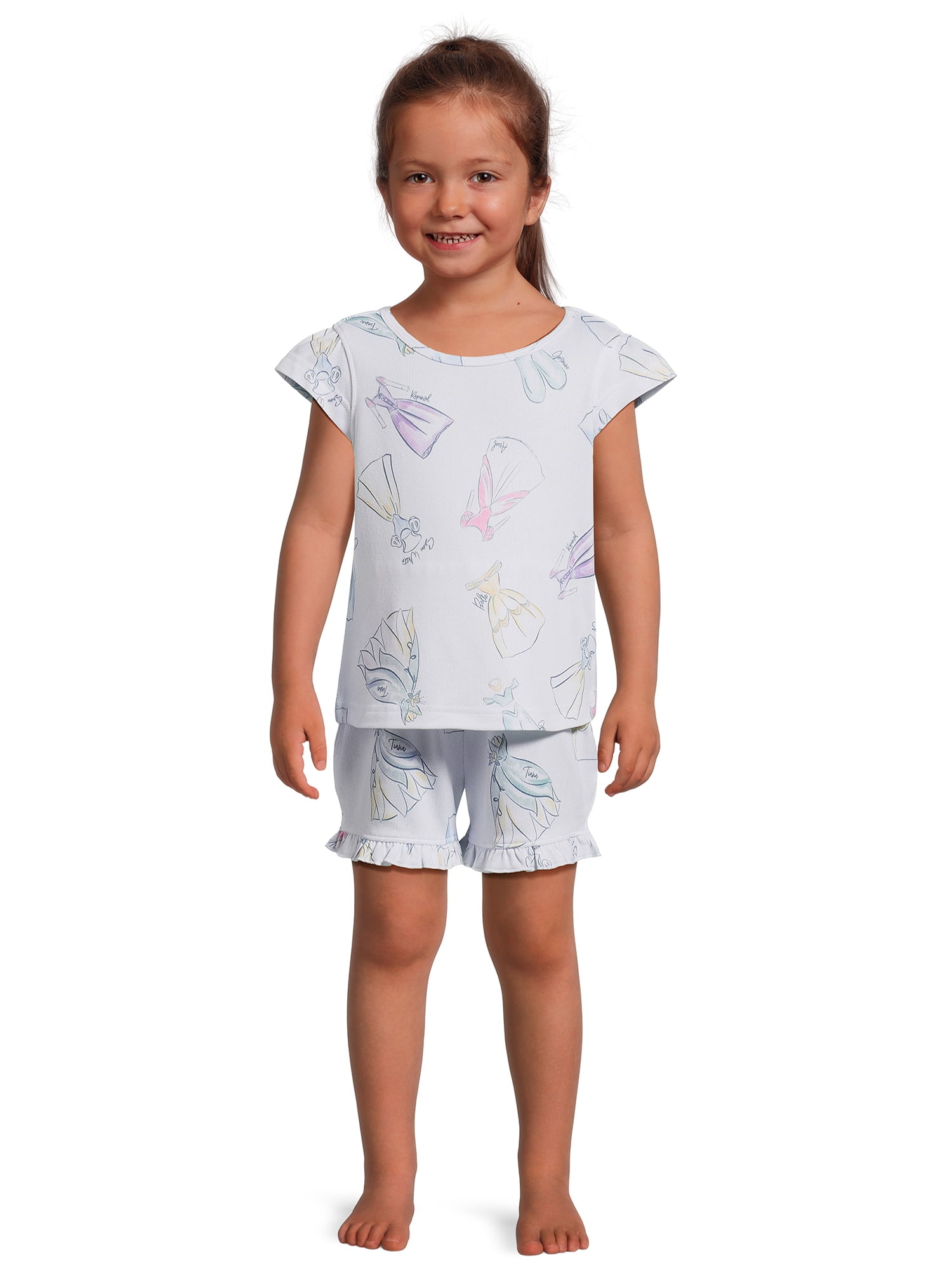 Find Your Perfect Character Toddler Girl Pajama Set, 2Piece, Sizes 12M