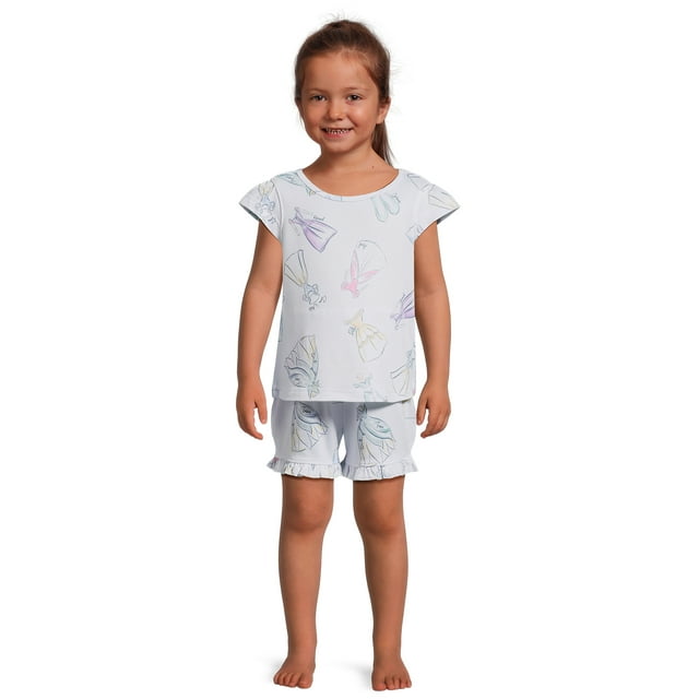 Find Your Perfect Character Toddler Girl Pajama Set, 2Piece, Sizes 12M