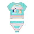 thumbnail image 1 of Character Toddler Girl Rash Guard Bikini Swimsuit Set, 2-Piece, Sizes 12M-5T, 1 of 3