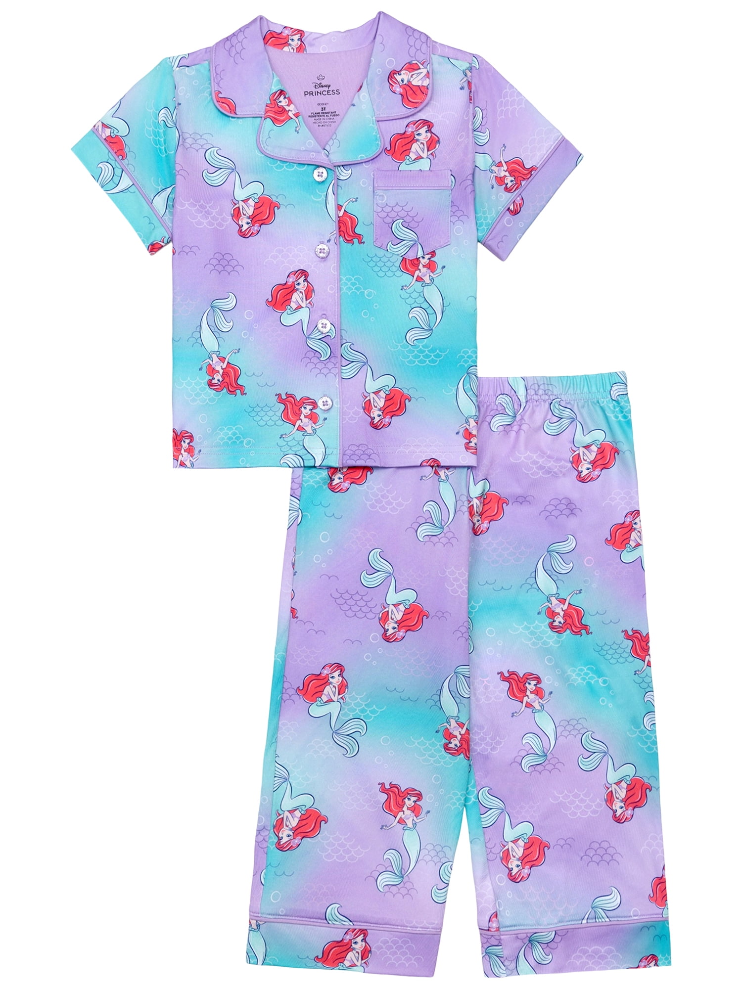 Character Toddler Girl Super Soft Pajama Coat Set, 2-Piece, Sizes 2T-5T