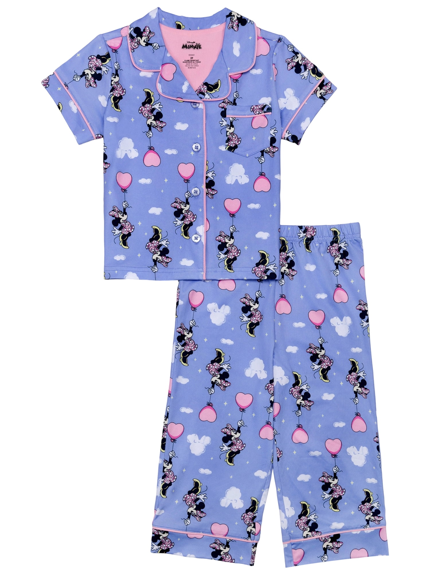 Character Toddler Girl Super Soft Pajama Coat Set, 2-Piece, Sizes 2T-5T