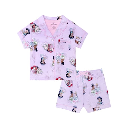 Strawberry Shortcake Character Toddler Girl Super Soft Pajama Coat Set, 2-Piece, Sizes 2T-5T