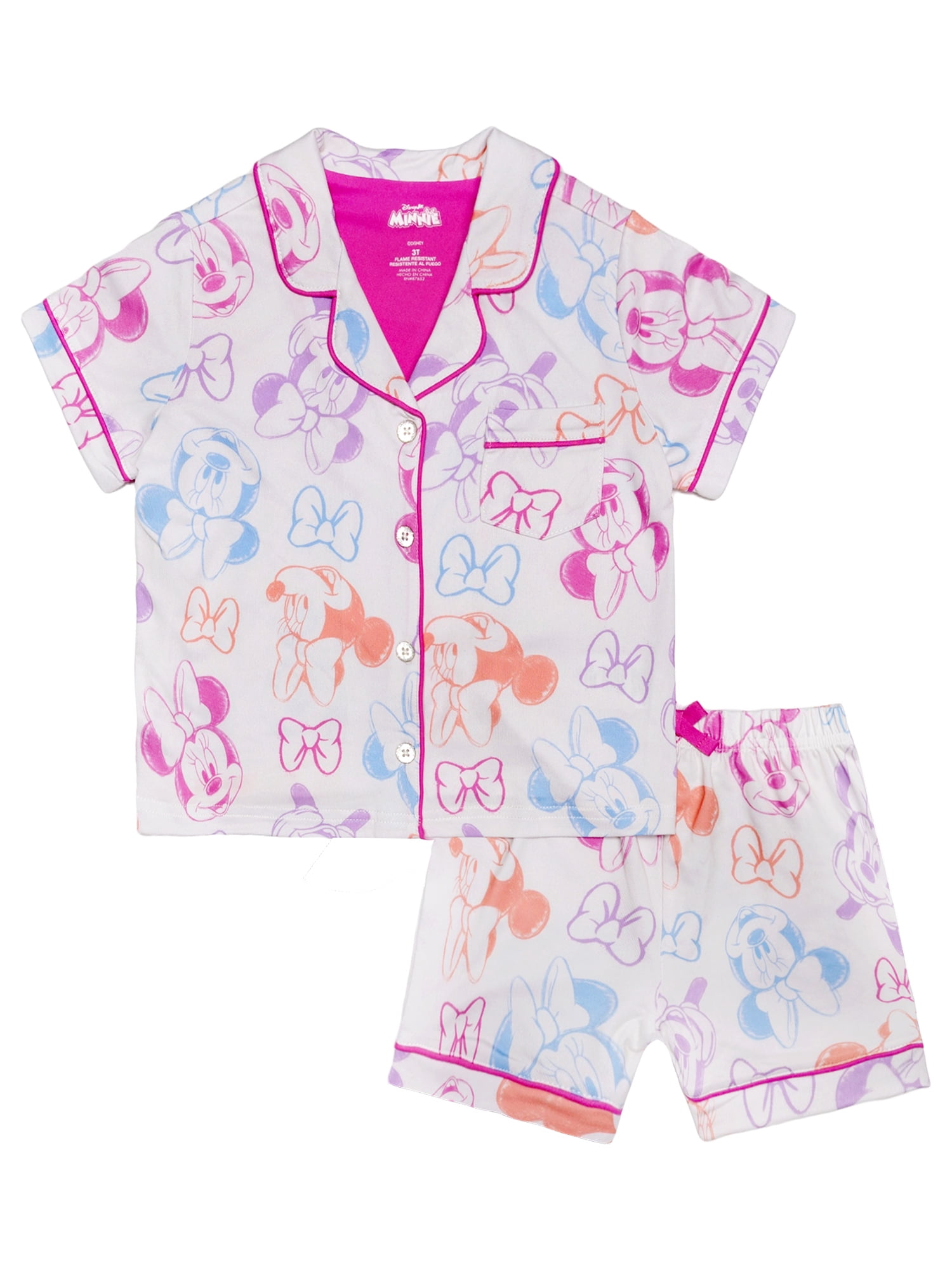 Character Toddler Girl Super Soft Pajama Coat Set, 2-Piece, Sizes 2T-5T