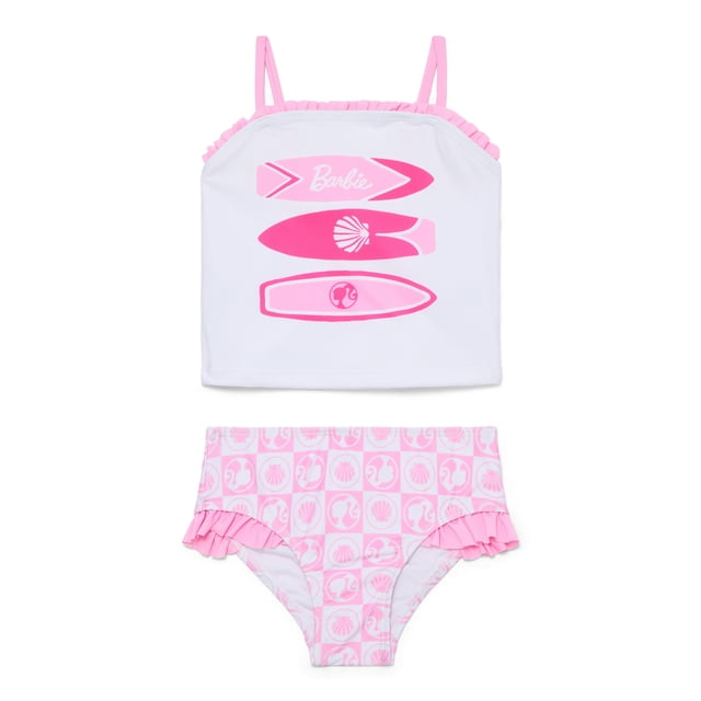 Character Toddler Girl Tankini Swimsuit Set, 2-Piece, Sizes 12M-5T
