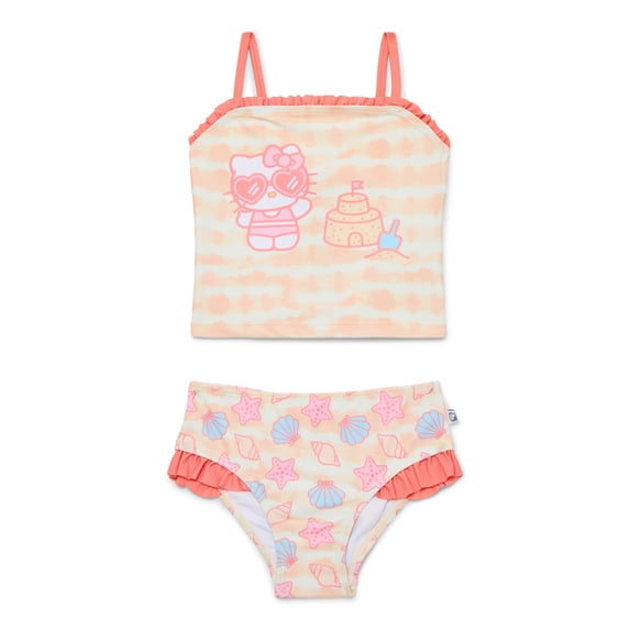 Character Toddler Girl Tankini Swimsuit Set, 2-Piece, Sizes 12M-5T