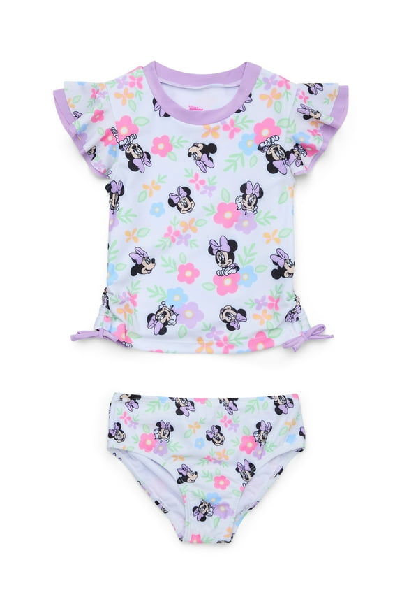 Character Toddler Girl Tankini Swimsuit, Two-Piece, Sizes 12M - 5T