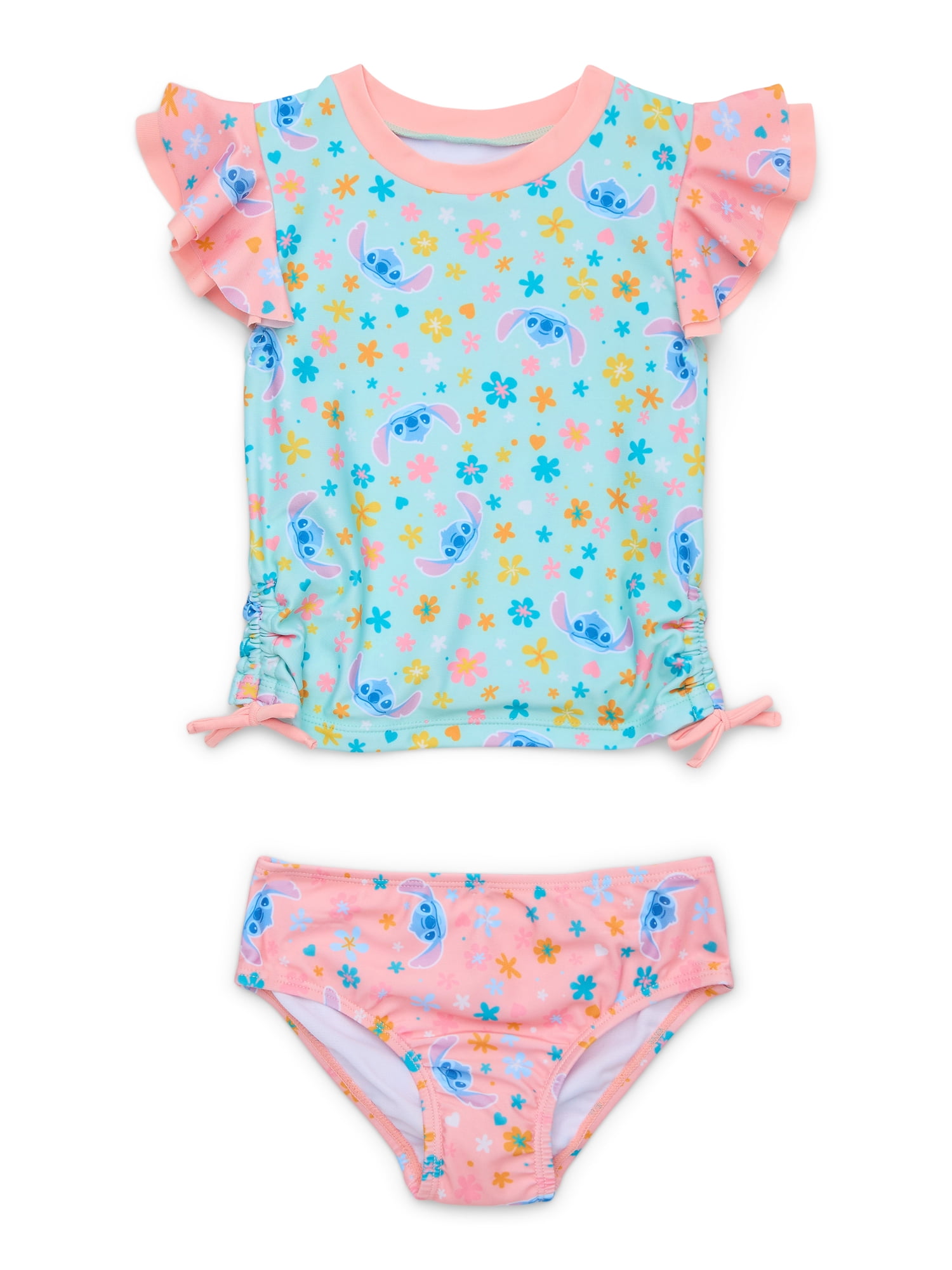 Character Toddler Girl Tankini Swimsuit, Two-Piece, Sizes 12M - 5T