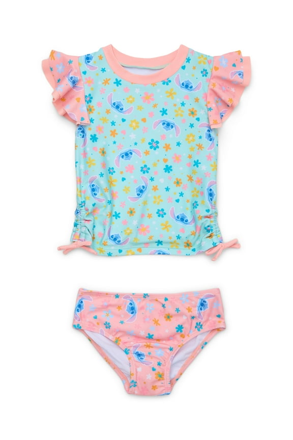 Character Toddler Girl Tankini Swimsuit, Two-Piece, Sizes 12M - 5T