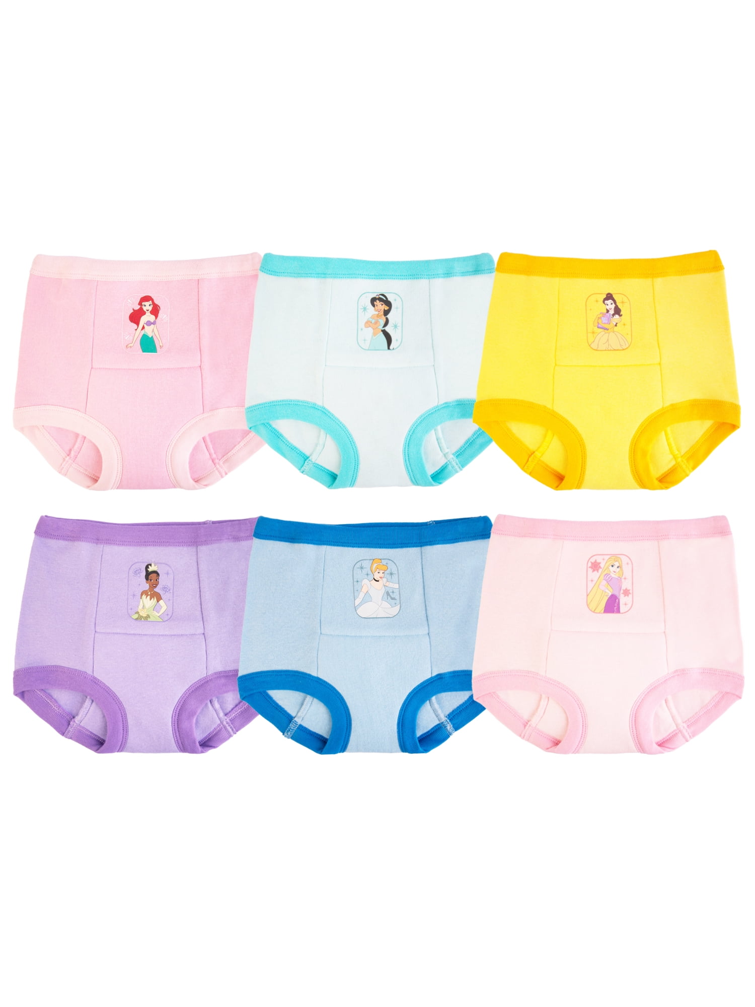 Character Toddler Girl Training Pants, 6Pack, Sizes 2T3T