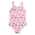 thumbnail image 1 of Hello Kitty x Wonder Nation Toddler Girl One-Piece Swimsuit, Sizes 18M-5T, 1 of 3