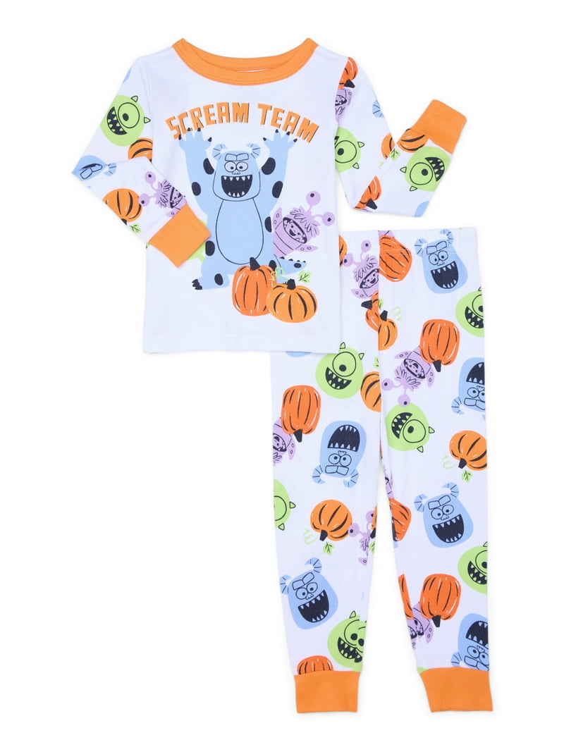 Character Toddler Halloween Glow in the Dark Pajama Set, 2-Piece
