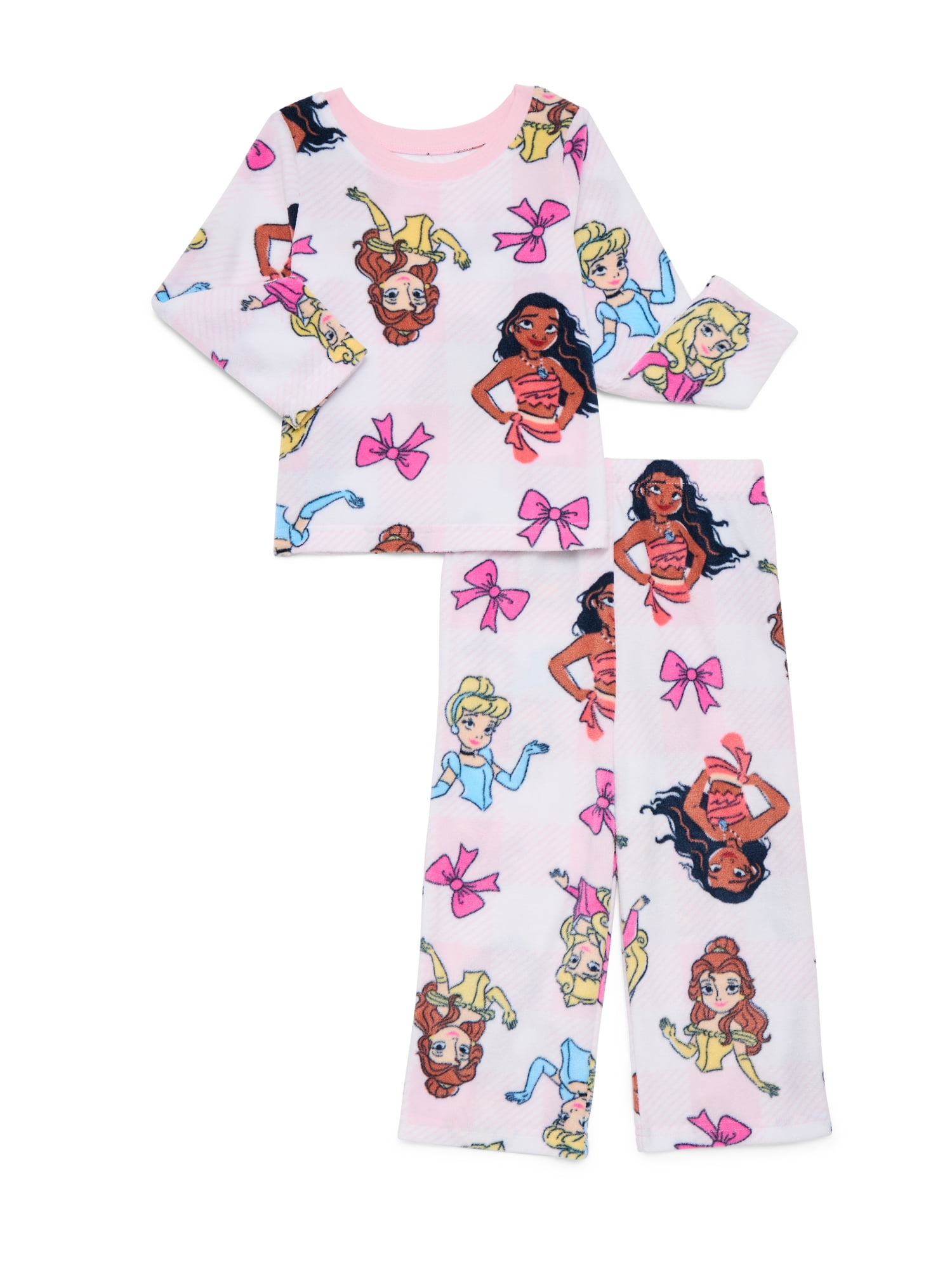 Walmart Coupons of Disney Princess Toddler Girls Microfleece Pajama Top and Pants Set, 2-Piece, Sizes 12M-5T