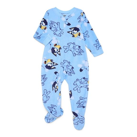 Bluey Toddler's One Piece Sleeper with Long Sleeves, Sizes 2T-5T