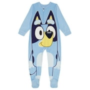 Bluey Toddler's One Piece Sleeper with Long Sleeves, Sizes 2T-5T