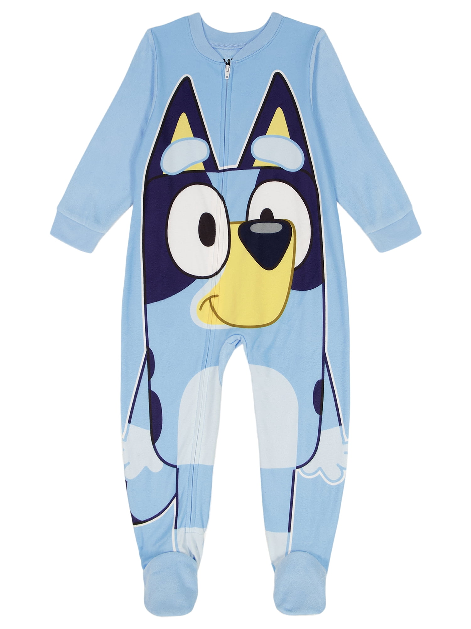 Bluey Toddler's One Piece Sleeper with Long Sleeves, Sizes 2T-5T