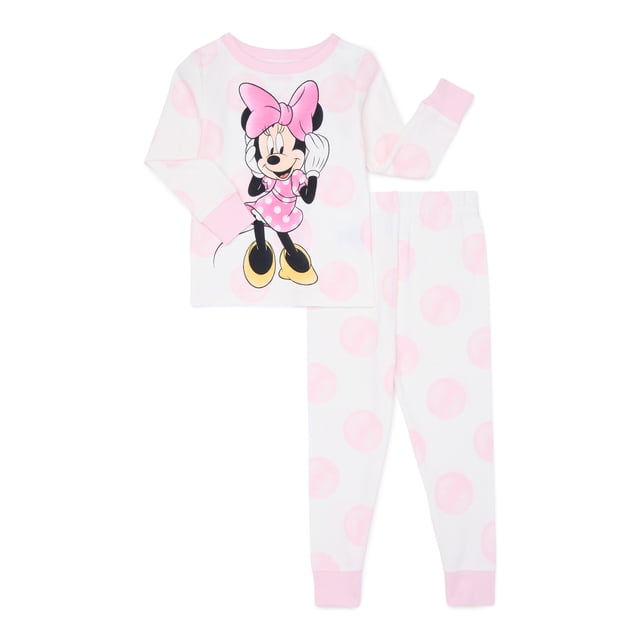 Character Toddler Long Sleeve Shirt and Pants Pajama Set, 2-Piece, Sizes 12M-5T