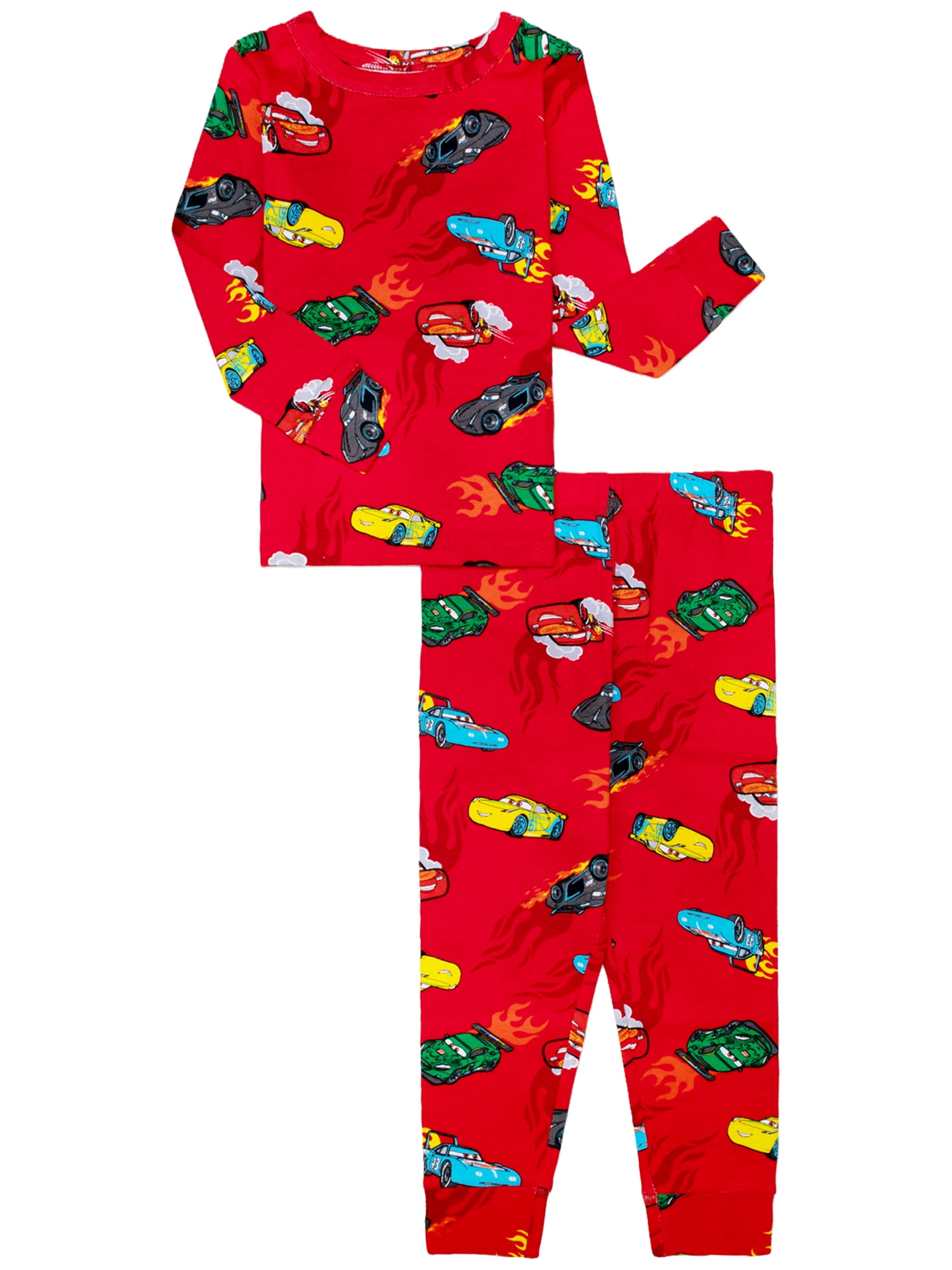 Character Toddler Long Sleeve Shirt and Pants Pajama Set, 2-Piece, Sizes 12M-5T
