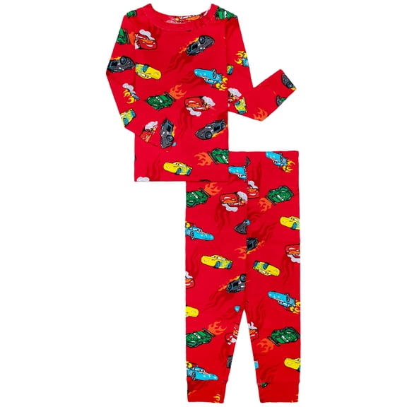 Character Toddler Long Sleeve Shirt and Pants Pajama Set, 2-Piece, Sizes 12M-5T