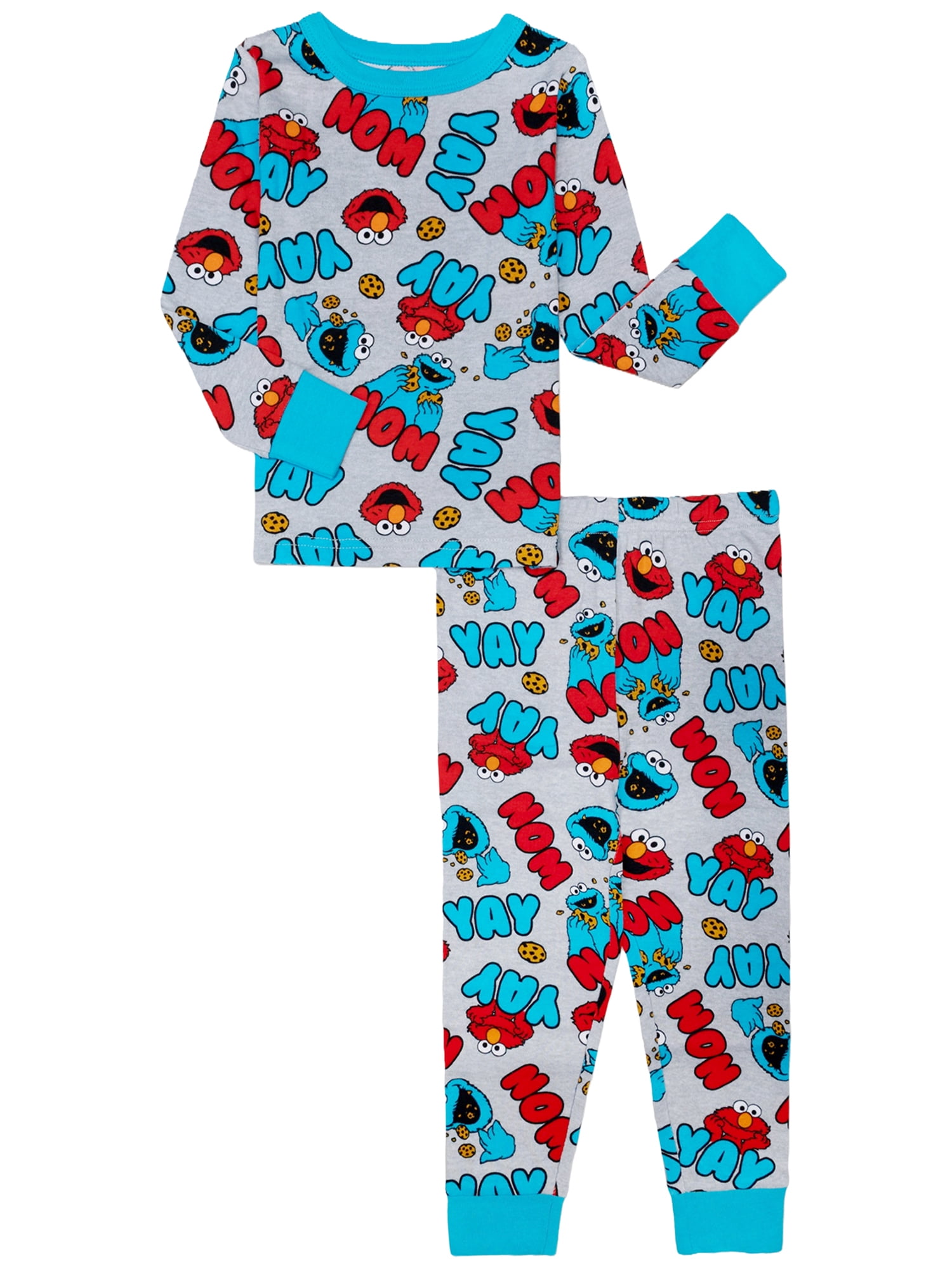 Character Toddler Long Sleeve Shirt and Pants Pajama Set, 2-Piece, Sizes 12M-5T