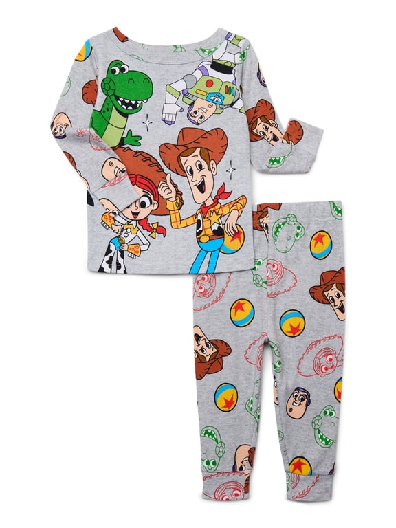 Toy Story Toddler Long Sleeve Top and Pants Pajama Set, 2-Piece, Sizes 12M-5T